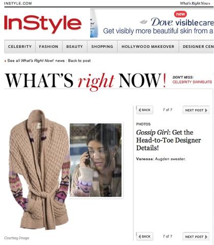 InStyle & Augden: What's Right Now